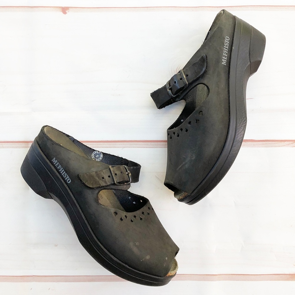 Mephisto | Air Relax Mobil Mary Jane Mules, Sz 38